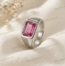 Anello uomo tormalina rosa - anello,