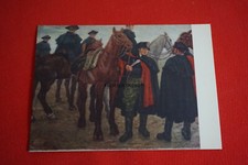 Cartolina Militare Carabinieri Quadro ad olio M.Genua Roma Museo Storico Arma