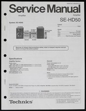 Originale TECHNICS SE-HD50