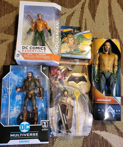 Lotto figurine aquaman dc - aquaman,