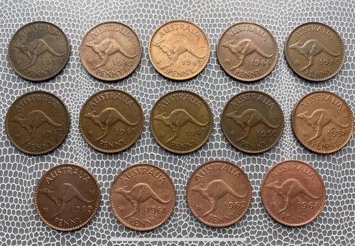 Collezione australia one penny - collezione,