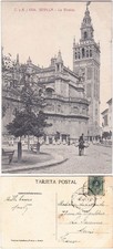 SEVILLA - SIVIGLIA - SPAGNA - SPAIN - ESPANA - LA GIRALDA - VIAGG. 1913 -17055-
