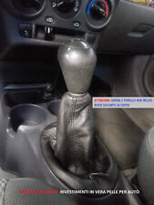 Cuffia leva cambio KIA PICANTO 1 serie dal 2003 al 2008 in vera pelle NERA