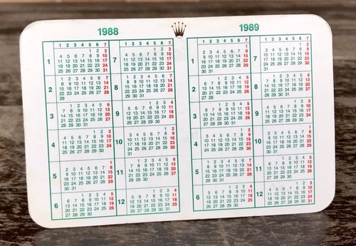Rolex 1988 1989 - rolex,