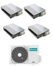 CONDIZIONATORE HISENSE CANALIZZATO QUADRI SPLIT 9000+9000+9000+12000 BTU INVERTE