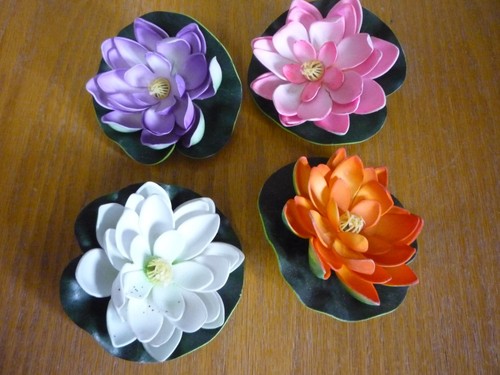 Fiori loto galleggianti 4pz - loto,