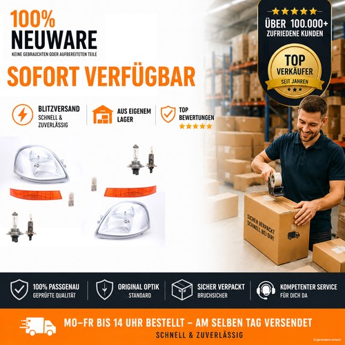 Set fari anteriori halogen - fari,