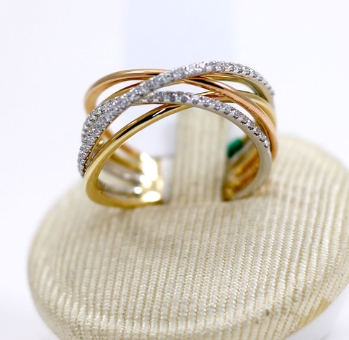Anello oro bianco - e, 18kt