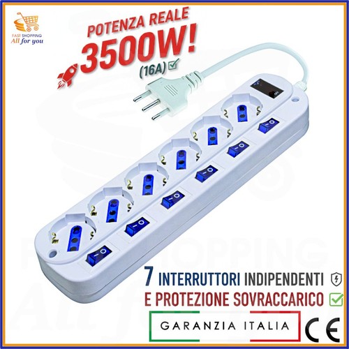 Multipresa 3500w professionale - multipresa,