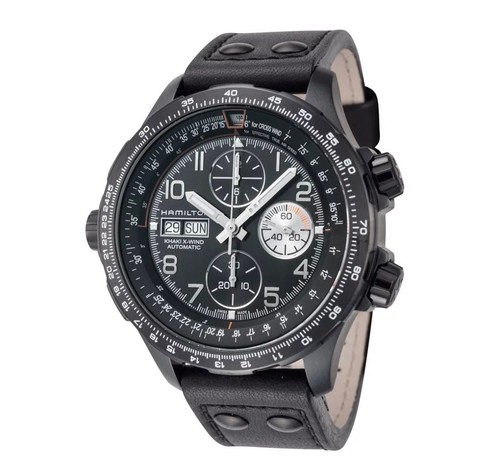 Hamilton khaki aviation wind - khaki, x-wind