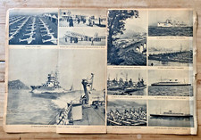 NAVI DA GUERRA ITALIA-AVIAZIONE-FORLANINI-TAVOLE ATLANTE-PLANISFERO POLITICO