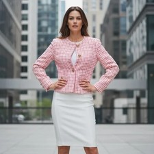 Giacca donna ZARA rosa e