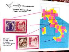 RARISSIMO “CASTELLI D'ITALIA” EMISSIONE COMPLETA ESEMPLARI ESAURIT