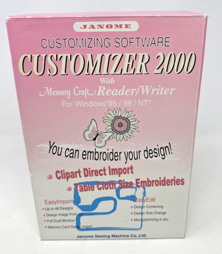 Janome customizer 2000 - customizer,