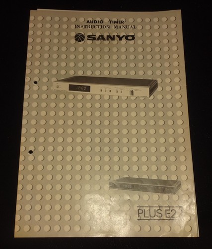 Istruzioni manual sanyo audio - istruzioni,