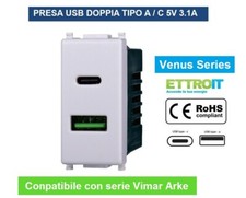 PRESA USB CON CONNETTORE TIPO