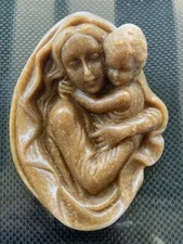 STATUA MADONNA CON BAMBINO IN RESINA COLATA 