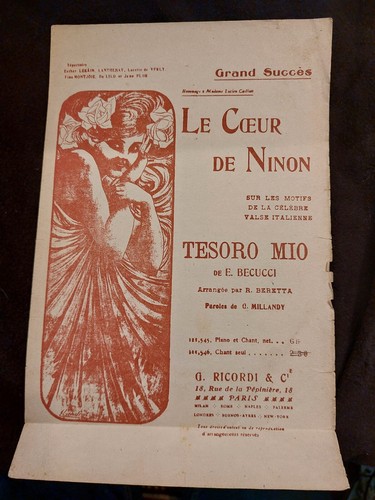 Spartito cuore ninon - il,