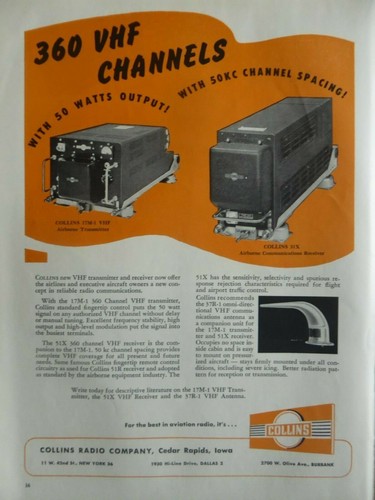 1953 pub collins radio - pub,