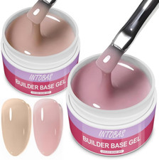 INTOBAS Kit Gel Ricostruzione Unghie 3 in 1-Gel per Unghie UV Costruttore Monofa