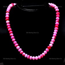 Rondelle rosa opale pietra