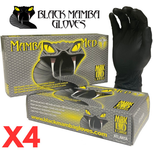Guanti nitrile nero - 4,