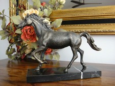 Statua cavallo ferro + marmo
