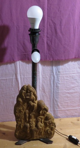 Vecchia lampada tavolo con - lampada,