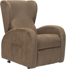 Poltrona Reclinabile Elevabile 4 Ruote Reclinazione Poltrona per Anziani Soggior