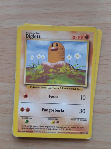 Diglett carta pokémon - -,