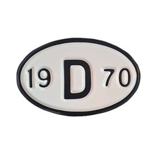 Targa Anno Posteriore 1970