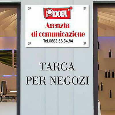 Insegna targa pannello - targa,