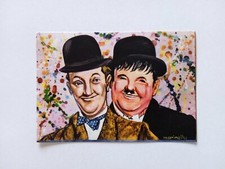 FIGURINA CRONISTORIA MONDIALE 1914/1965 FOLGORE 1966 STANLIO E OLLIO n 114 REC.