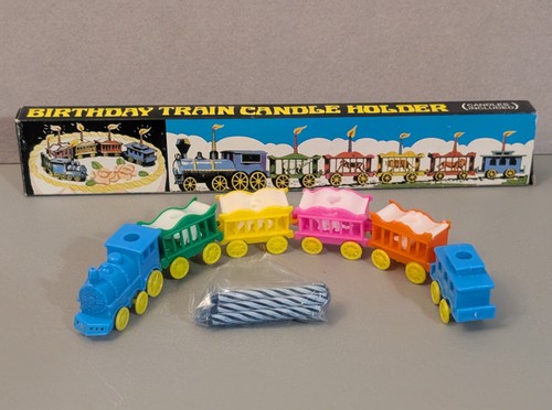 Portacandele compleanno treno