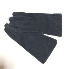 Guanti donna Missoni scamosciati morbidi neri eleganti design unico lusso usati LTD