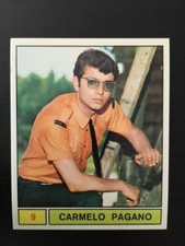CANTANTI 1969 FIGURINA PANINI n 9 CARMELO PAGANO NUOVA NEW