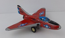 TIN TOY AMB 700 MARCHESINI ITALIA AEREO JET USA A FRIZIONE VINTAGE