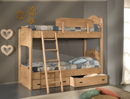 Letto castello rustico 100 - a,
