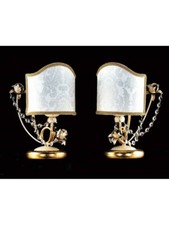 Pair of Gold Leaf and