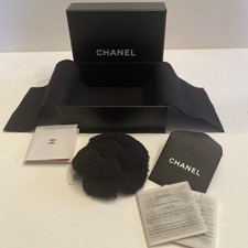 Spilla vintage chanel nera - spilla,