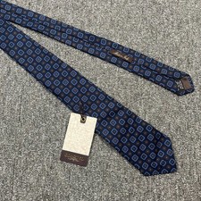 Cravatta Corsivo Uomo Blu Navy