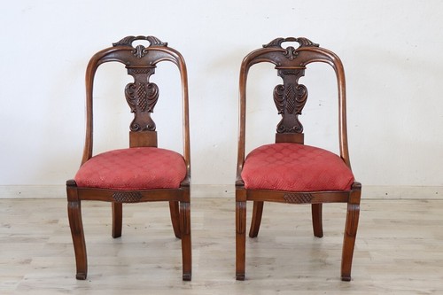 Coppia sedie antiche epoca - di,
