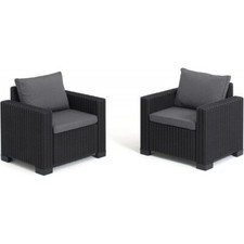 Set 2 Poltrone da Giardino o