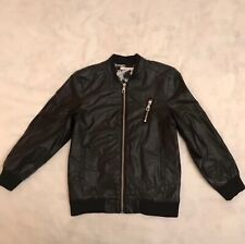 Giacca da bambino, in pelle, Street Gang, colore nero, tg. 8 anni