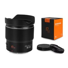 YONGNUO YN17 mm F1.7 obiettivo messa a fuoco automatica per fotocamere Olympus Panasonic attacco M4/3 M43