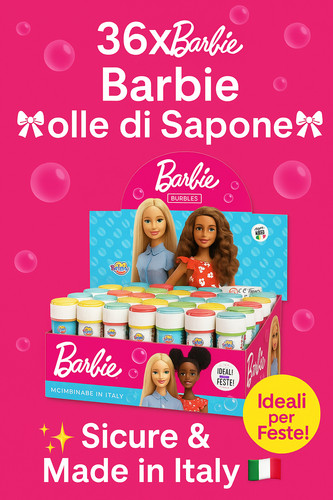 Bolle sapone barbie - di, 36
