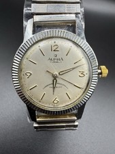 ALPHA MENS Vintage Watch Swiss
