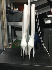 Stivali Giaro molto sexy stiletto tacco alto plateau ginocchio stivali 45 UK9