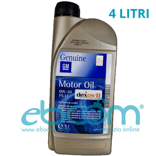 Opel 0w20 93160357 olio - opel-gm,