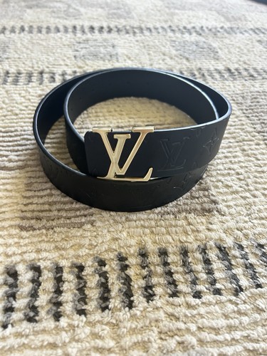 Cintura vuitton nera oro - nera, e